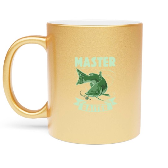 Master Baiter - Wels Catfish Hunter Metallic Mugs