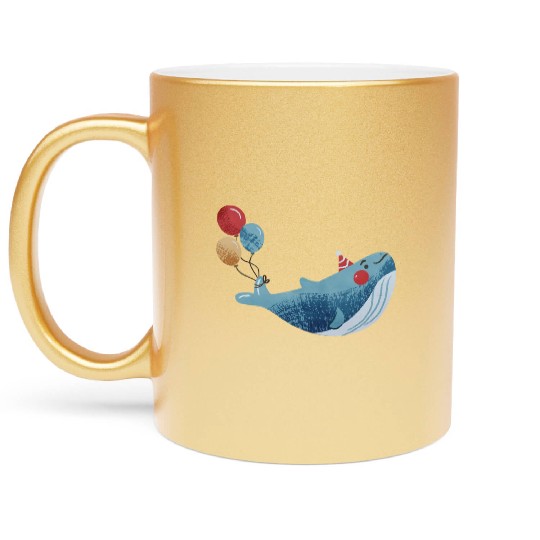Whale Squad Whale lover Whale Graphics Metallic Mugs