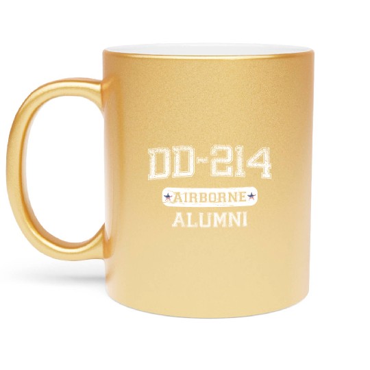 DD-214 US Airborne Alumni Metallic Mugs