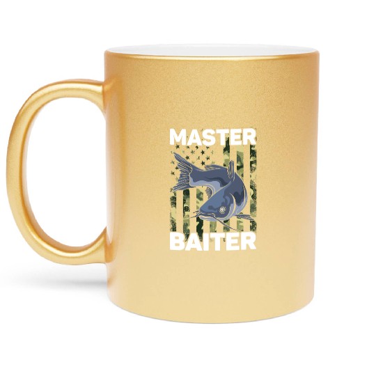 Master Baiter - Wels Catfish Hunter Metallic Mugs