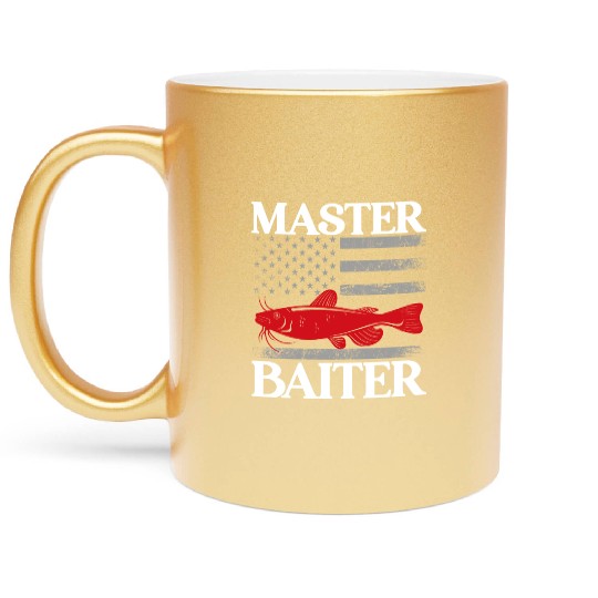 Master Baiter - Wels Catfish Hunter Metallic Mugs