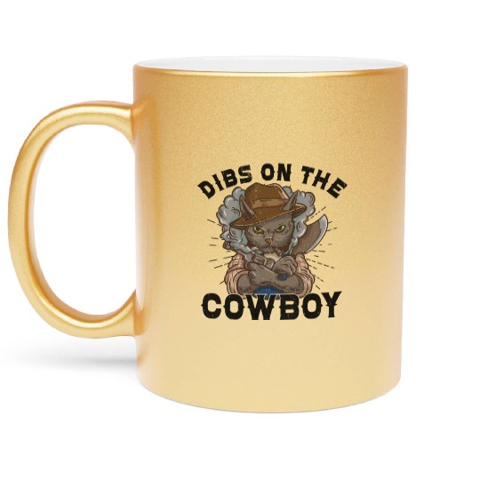 Cowboy Barn Bull Rider Rodeo Country Western Gift Metallic Mugs