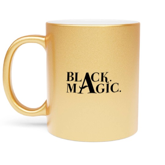 Black. Magic. Metallic Mugs