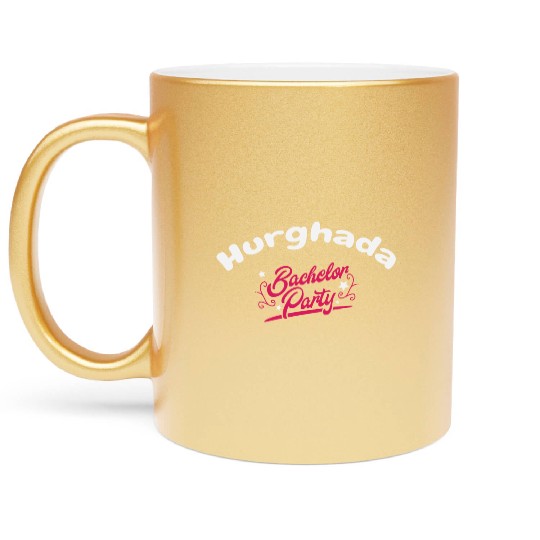 Bachelor Party Metallic Mugs Hurghada Pre Wedding