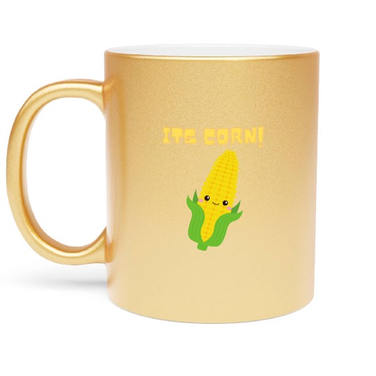 It's Corn! Corntastic Design Corn Kid Metallic Mugs