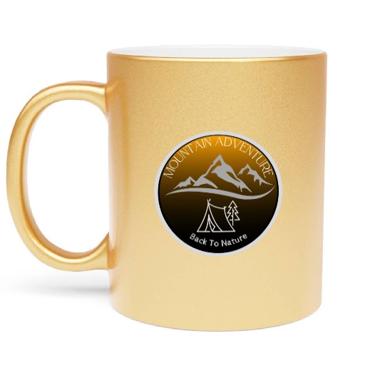 Mountain adventure Metallic Mugs
