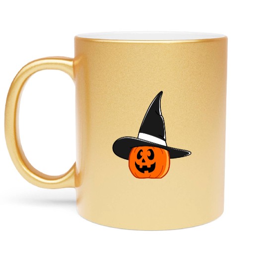 Pumpkin Halloween Metallic Mugs