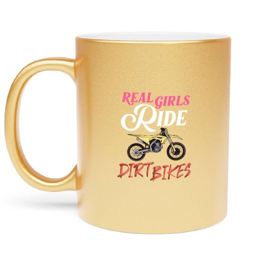 Dirt Bike Electric Motocross Riding MX Rider Metallic Mugs
