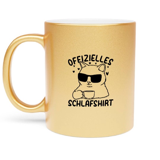 Cats Cute Cat I Official Sleep Metallic Mugs Cats Sleep Sh