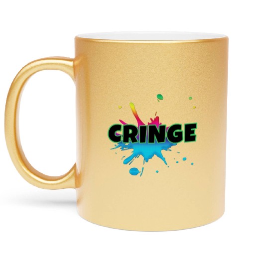 CRINGE Metallic Mugs