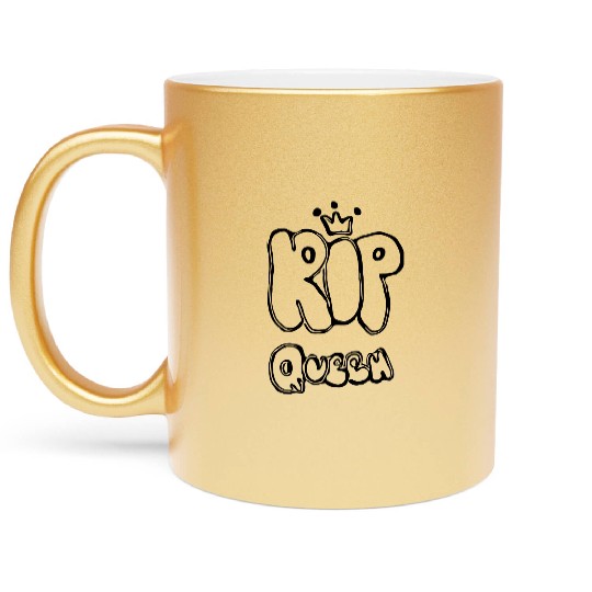 RIP Queen Metallic Mugs
