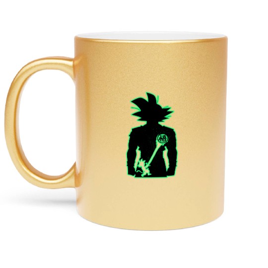 DBZ Son Goku Metallic Mugs
