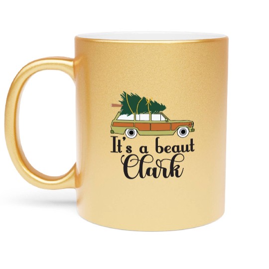 It's A Beaut Clark Griswold Family Christmas Metallic Mugs