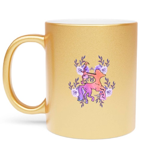 Sagittarius Zodiac Metallic Mugs