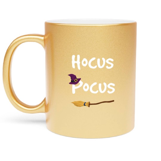 Hocus Pocus Halloween Witch Metallic Mugs