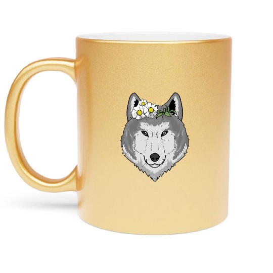 She Wolf Metallic Mugs