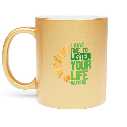 You Matter Motivational Sayings Metallic Mugs