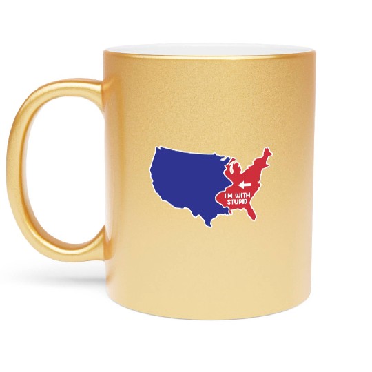 New Jersey US Design for patriotic New Jerseyans Metallic Mugs