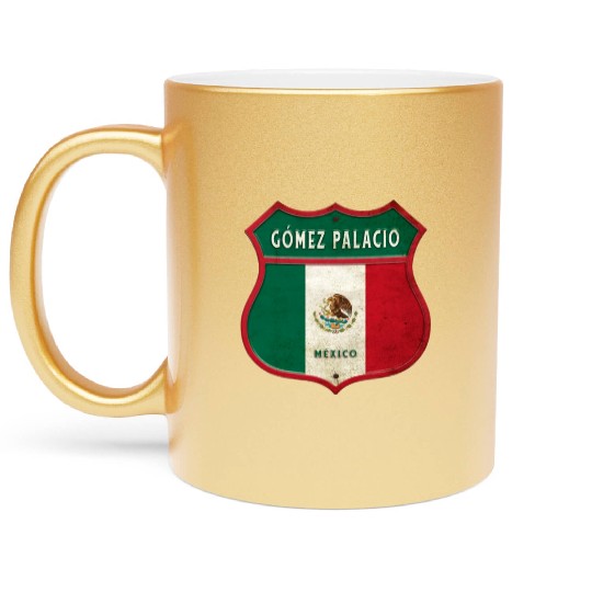 Gomez Palacio Mexico coat of arms design Metallic Mugs