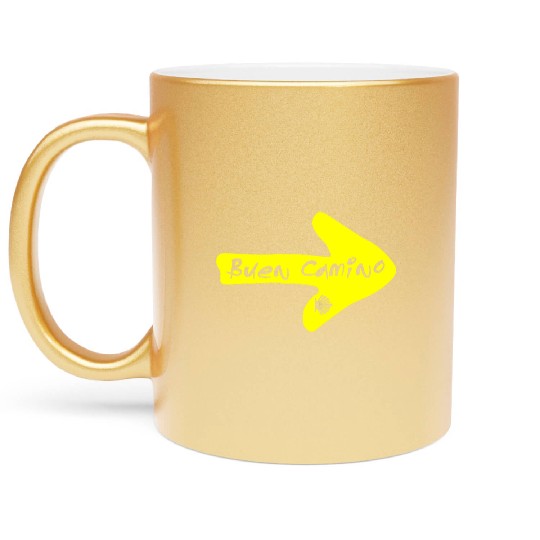Buen Camino de Santiago Compostela Spain St James Metallic Mugs