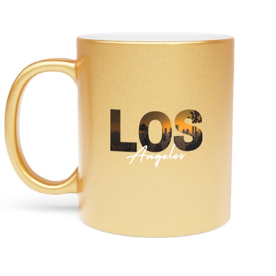 Los Angeles Metallic Mugs