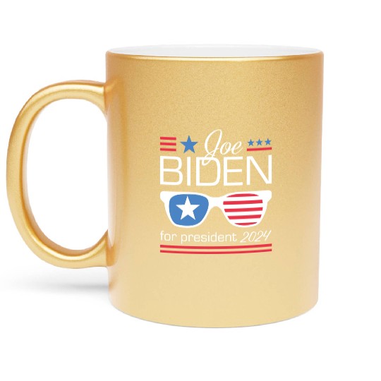 Joe Biden For President 2024 Metallic Mugs