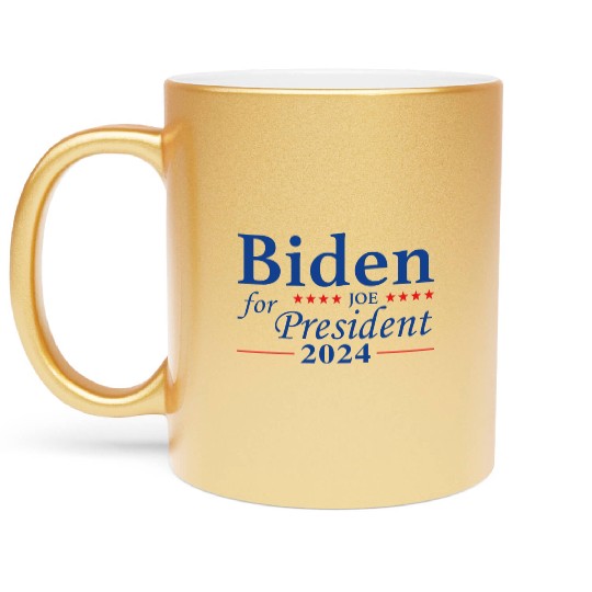 Joe Biden For President 2024 Metallic Mugs