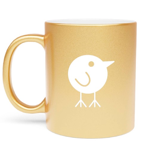 Nature Lover Birdwatching Birding Funny Bird Metallic Mugs