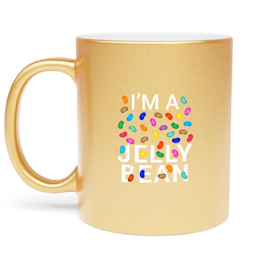 pretend im jelly bean halloween candy costume Metallic Mugs
