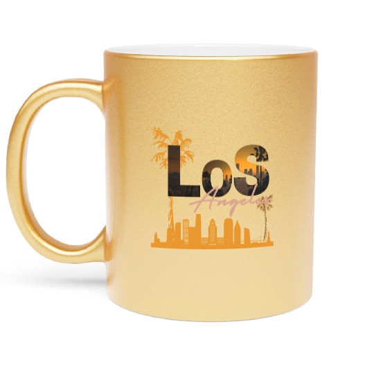 Los Angeles Metallic Mugs