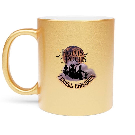 Hocus Pocus Sticker, I Smell Children Sticker Metallic Mugs