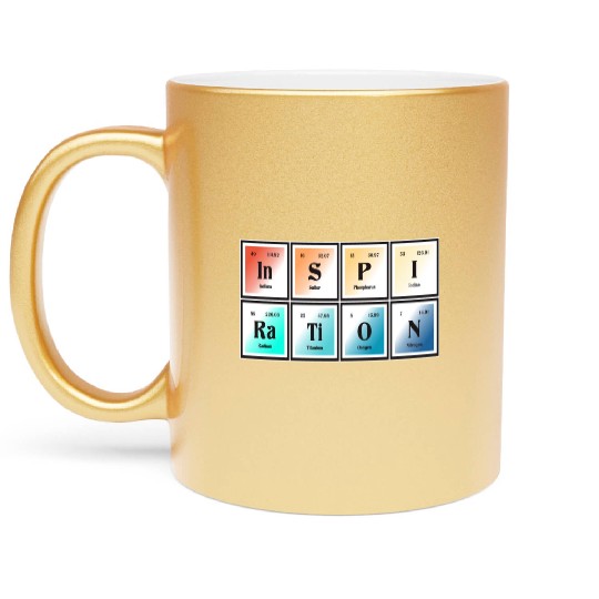 Inspiration | Periodic Table of Elements Metallic Mugs