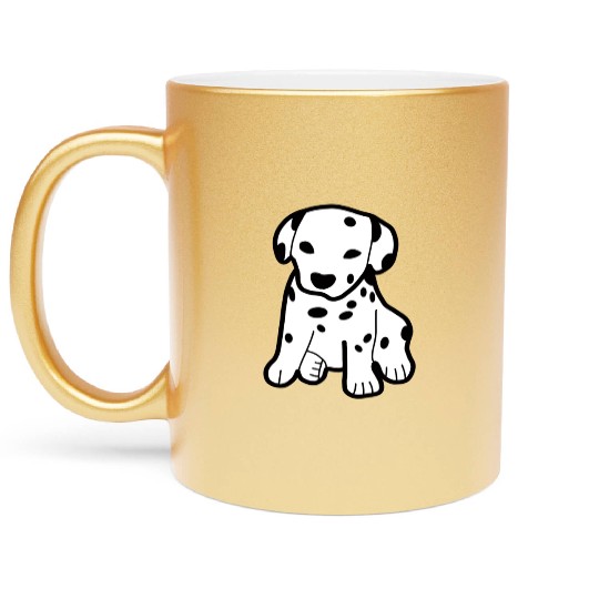 dalmatian lover Metallic Mugs