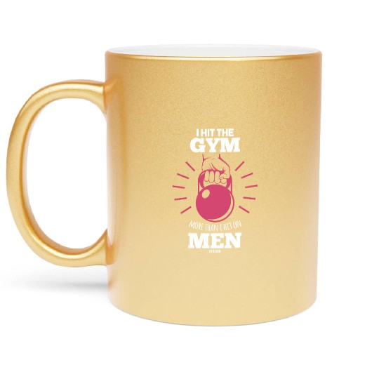 Gym sister girl friend Metallic Mugs