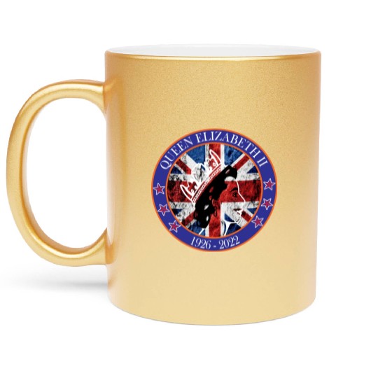 ''queen elizabeth Metallic Mugs rest in peace elizabeth sh