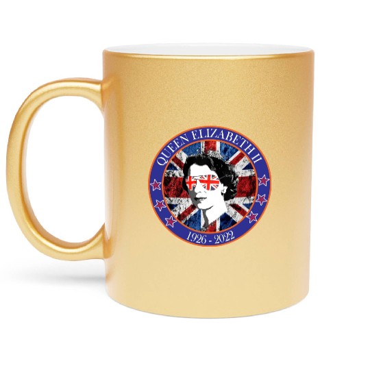 ''queen elizabeth Metallic Mugs rest in peace elizabeth sh
