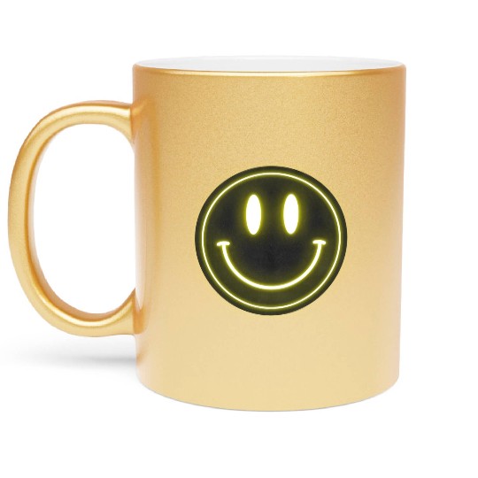 ACID HOUSE SMILE Metallic Mugs