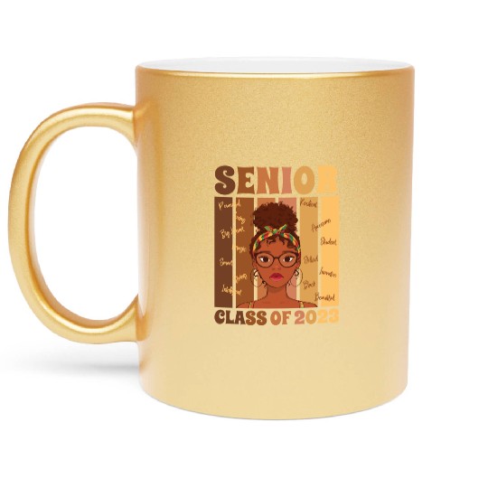 Senior Class Of 2023 Back To School Graduation Metallic Mugs