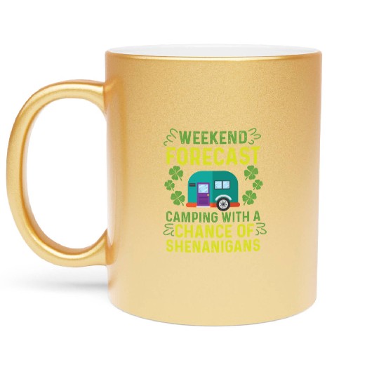 Pop-up Shenanigans Camper Gift Metallic Mugs