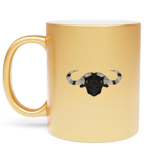 Water buffalo Metallic Mugs