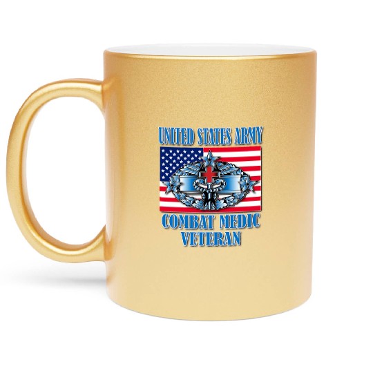 Combat Medic 4th Award Memorable Us Metallic Mugs