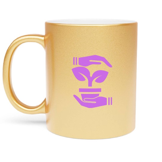 Healthy lifestyle Metallic Mugs