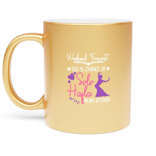 Weekend Forecast: 100 % Chance Of Solo Hafla In My Metallic Mugs