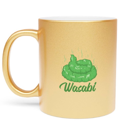 Wasabi Spice Flavor Food Cooking Metallic Mugs