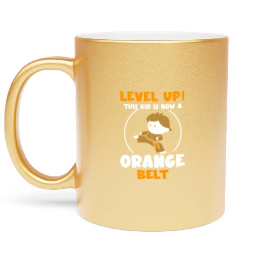 Level Up! This kid is now a green belt Metallic Mugs
