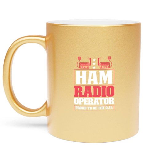 Ham Radio Radio Operator Amateur Radio Signal Metallic Mugs