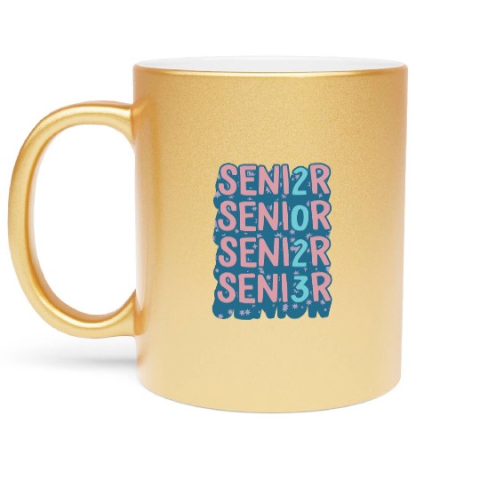 Graduation Metallic Mugs, Senior Class Of 2023 Gift End