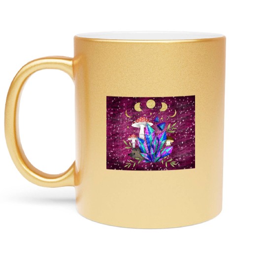 Hedgehog in dreamland - Format D Metallic Mugs