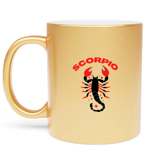 Scorpio beautiful design Metallic Mugs