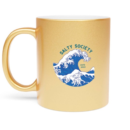 Salty Society Metallic Mugs